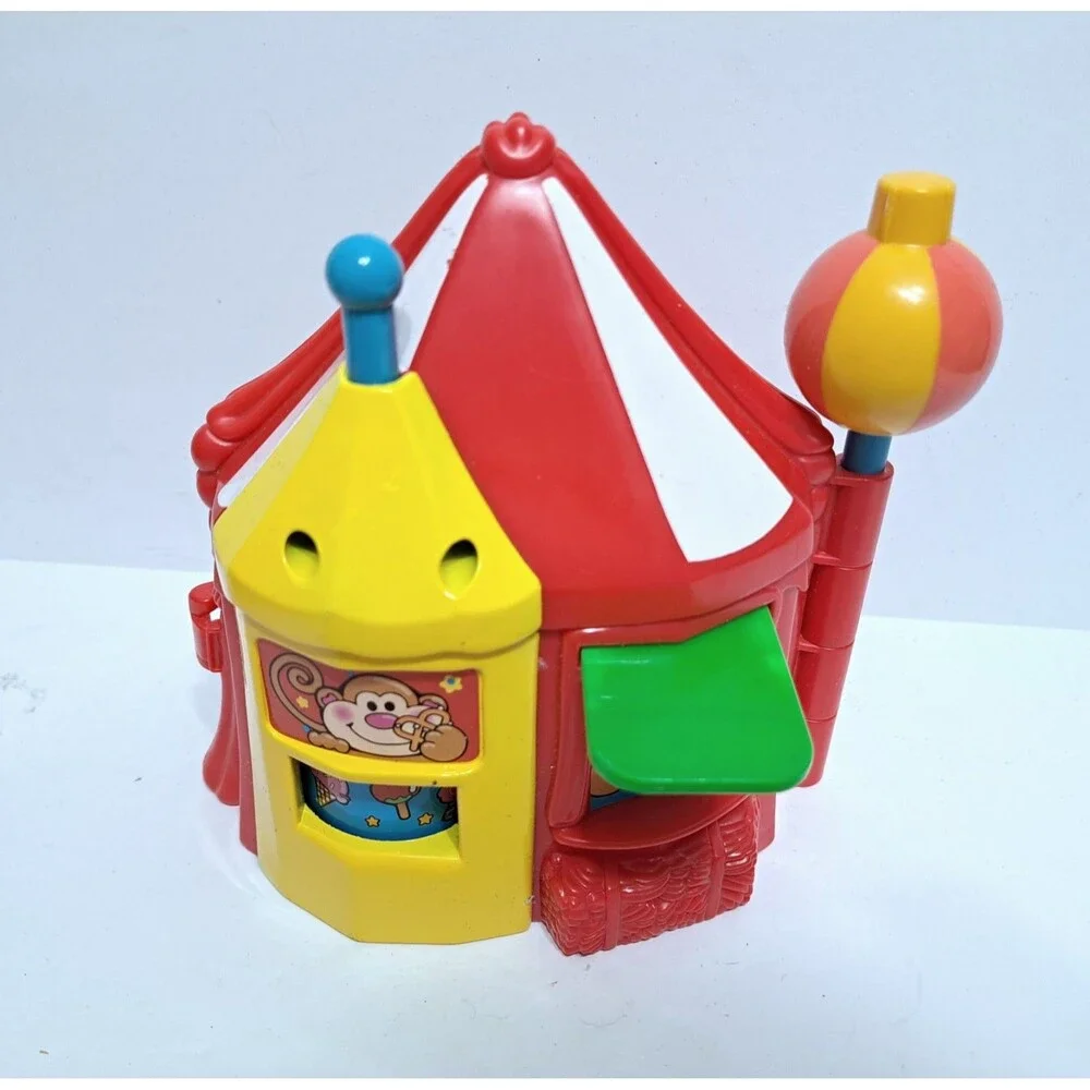 Fisher Price Little People Circus Train Musical Motorized Carnival Tent Set Lot